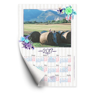 Листовой календарь с индивидуальными фотографиями
